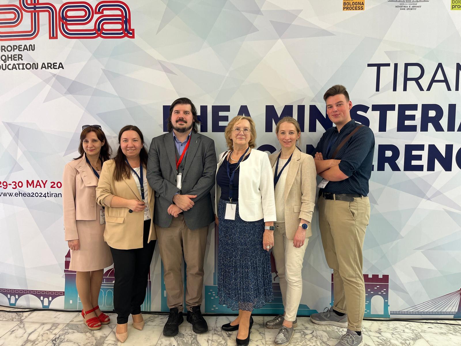 Latvian delegation participates in the European Higher Education Area Ministerial Conference in Tirana